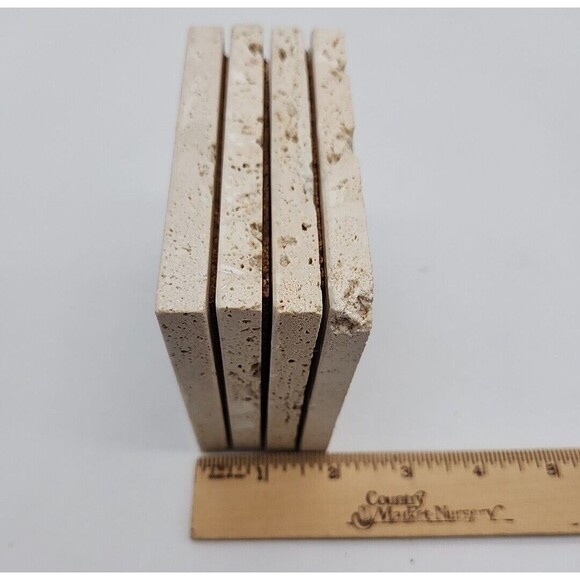 Penn State University Set of 4 Stone Drink Coasters PSU State College 4 Scenes - Picture 8 of 9